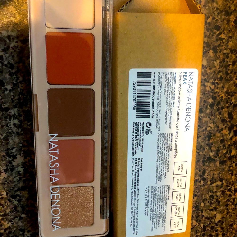 Natasha denona peak eye shadow pallet